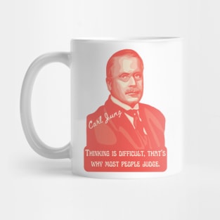 Carl Jung Portrait and Quote Mug